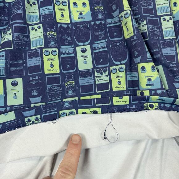 William Murray Polo Golf Shirt Mens XL Blue WMG Distortion Casual Short Sleeve - Picture 4 of 9